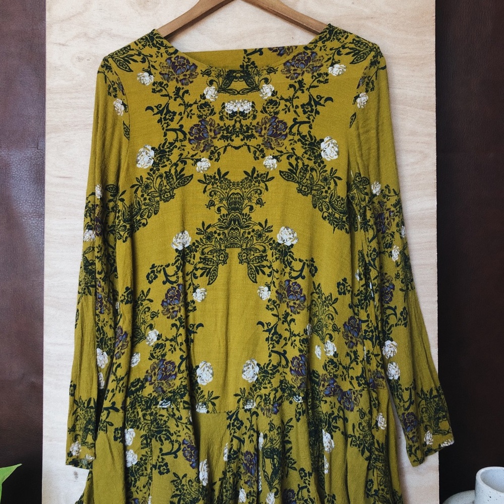 Free People Vintage Print Mini Dress / Tunic